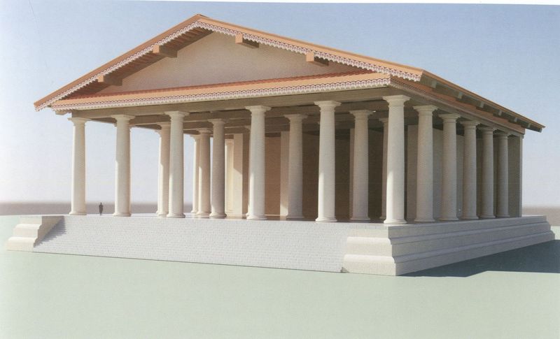Hopkins reconstruction of Temple of Jupiter p. 111