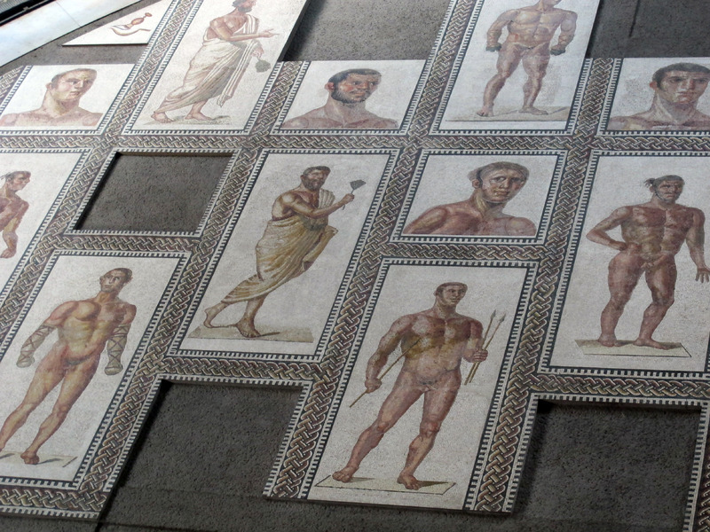 Athletic Mosaic from the Baths of Caracalla