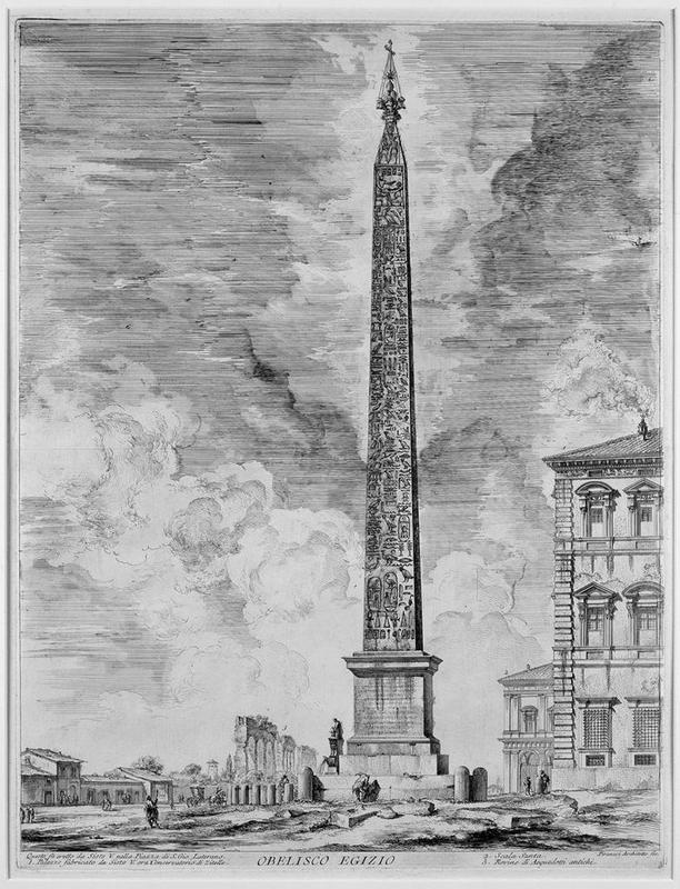 Piranesi: Obelisco Egizio