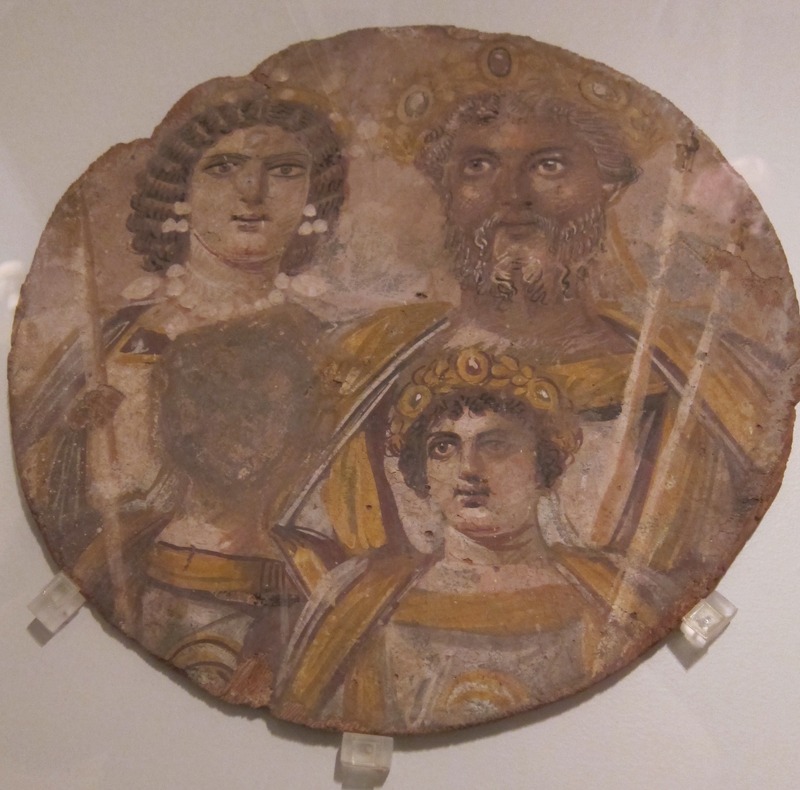 Painted Tondo of Septimius Severus, Julia Domna, Caracalla, and Geta