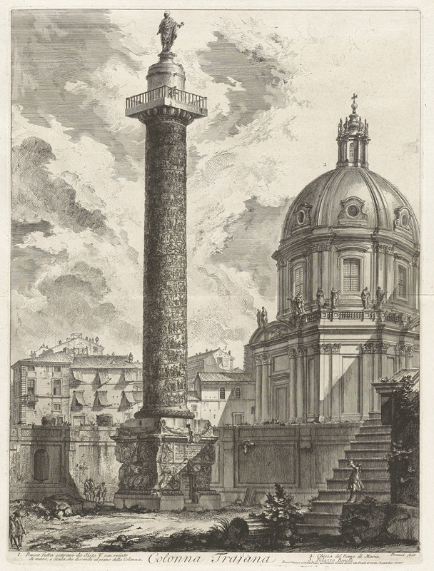 Piranesi Column for Trajan View