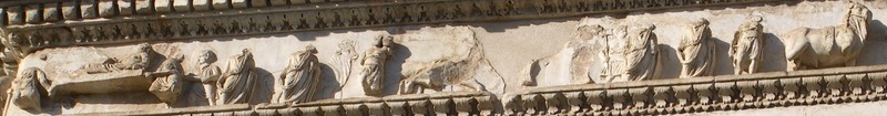 Arch for Titus Triumphal Frieze detail