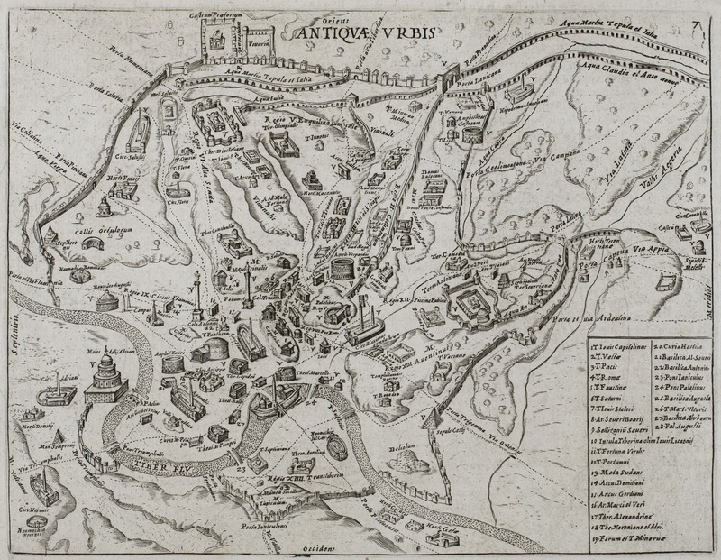 Lauro Map of Rome 