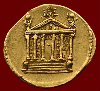 Temple of Antoninus Coin