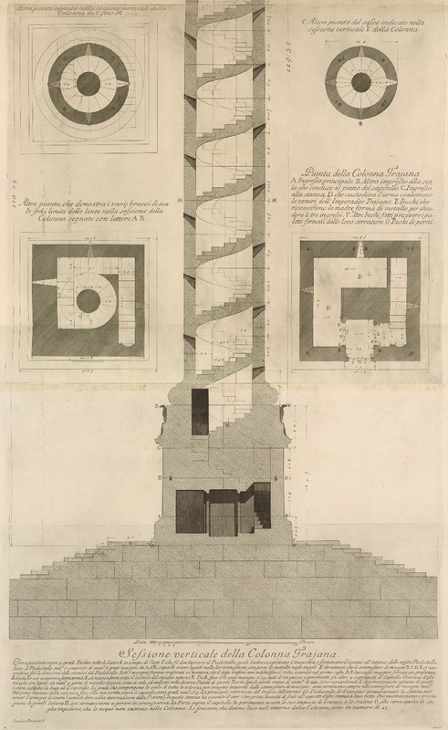 Piranesi Column for Trajan diagram lower