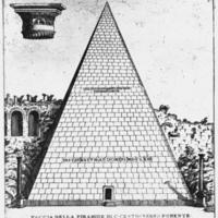 THE WEST SIDE OF THE PYRAMID OF CESTIUS