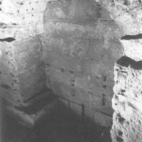 Niche in burial chamber 