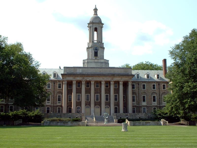 Old Main in summer