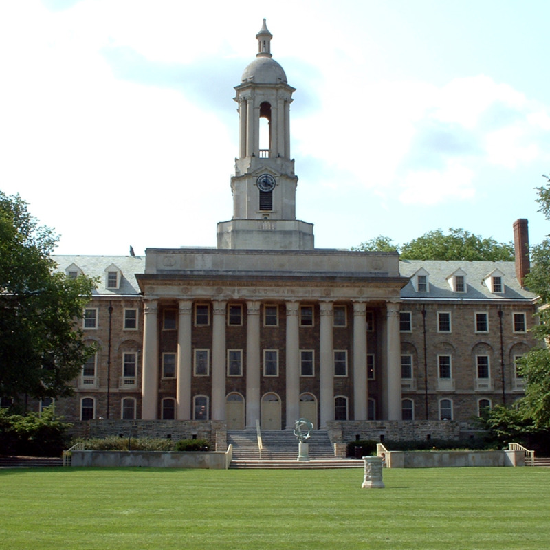 Old Main in summer